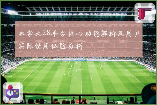 加拿大28平台核心功能解析及用户实际使用体验分析